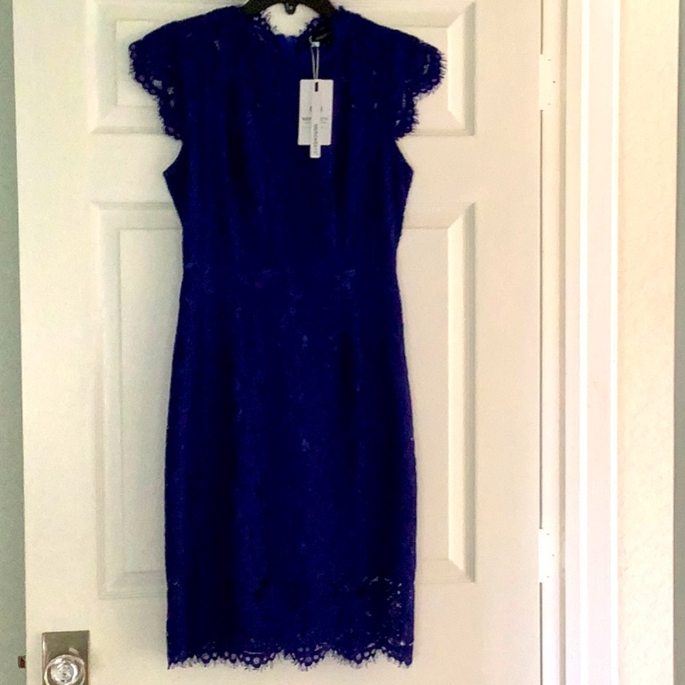 BEAUTIFUL BLUE LACE DRESS